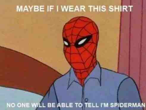 Spiderman pointing meme