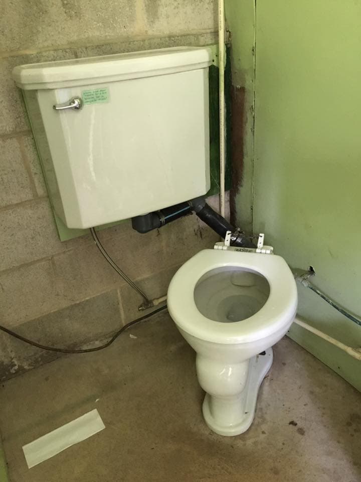 Extremely creative toilet installation