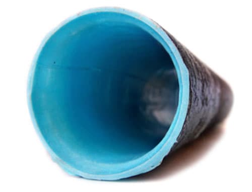 Pipe after CIPP rehabilitation — smooth structural liner